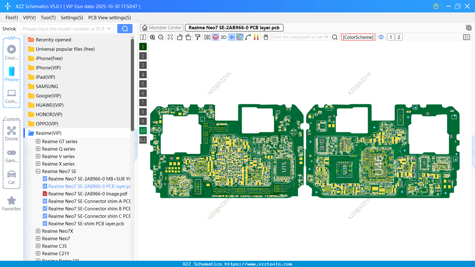 Realme Neo7 SE-2AB966-0 PCB Layer
